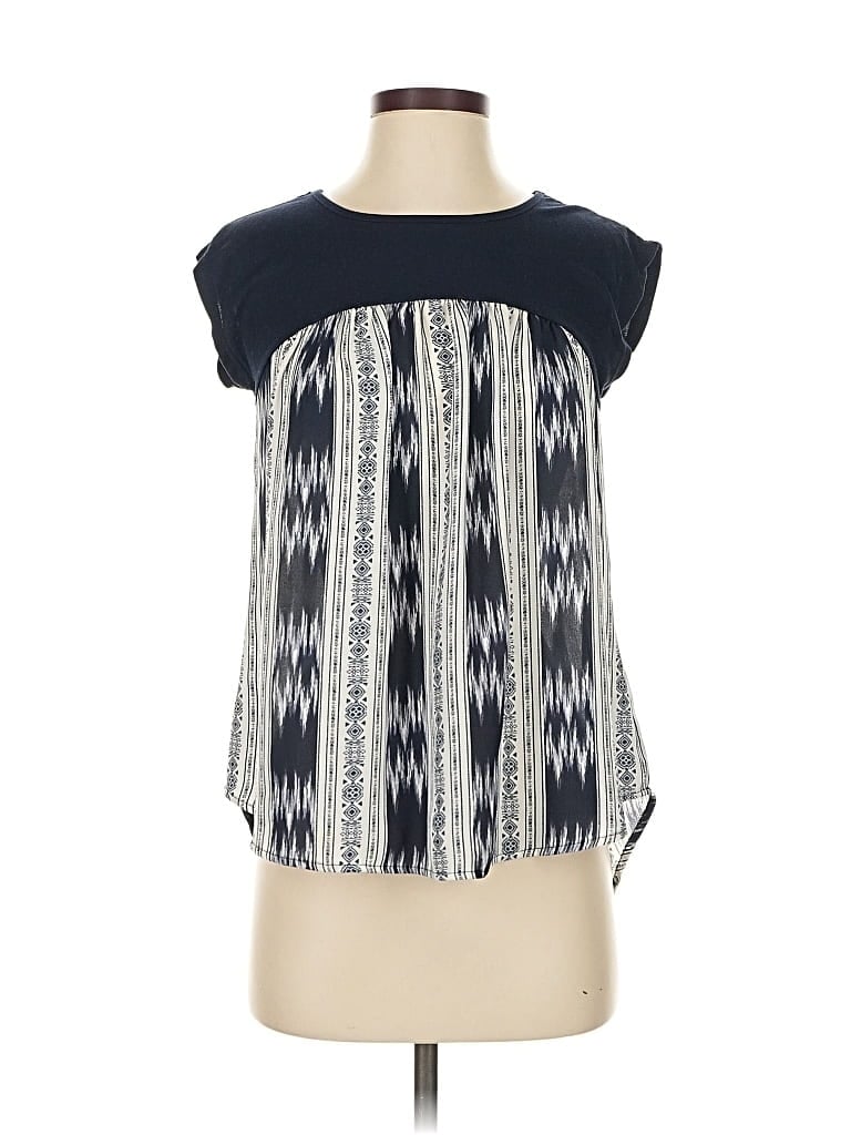 Pre-owned Xhilaration Sleeveless Blouse In Blue