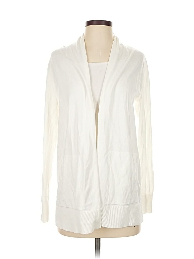 Click to view more detailed imagery on our partner's website Pre-owned Lands' End Cardigan Sweater In White