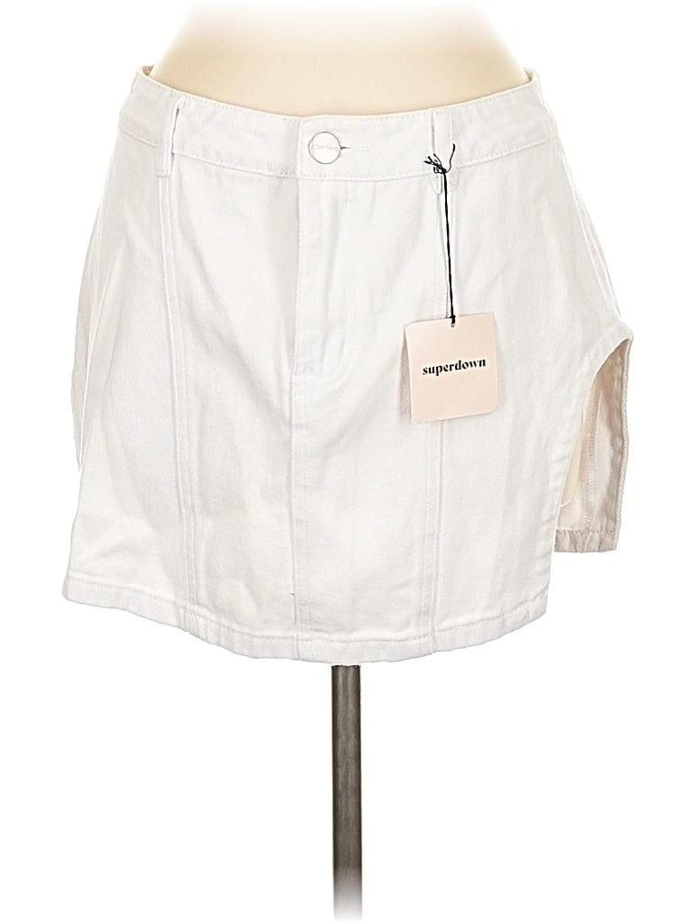 Pre-owned Superdown Casual Skirt In White