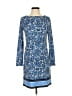 MICHAEL Michael Kors Print Blue Casual Dress Size S - photo 1