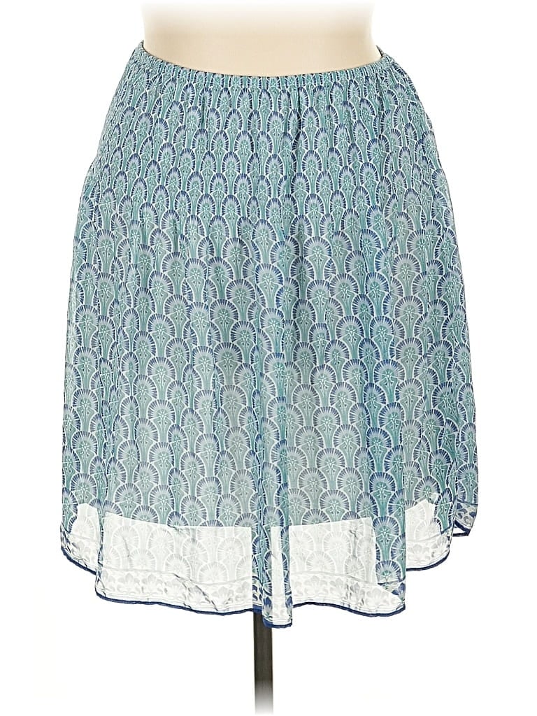 Pre-owned Max Studio Casual Skirt In Blue