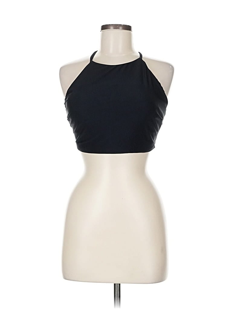 Pre-owned Old Navy Tank Top Black Halter Neckline Tops