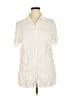 Avenue Ivory Short Sleeve Blouse Size 14 - 16 Plus - photo 1
