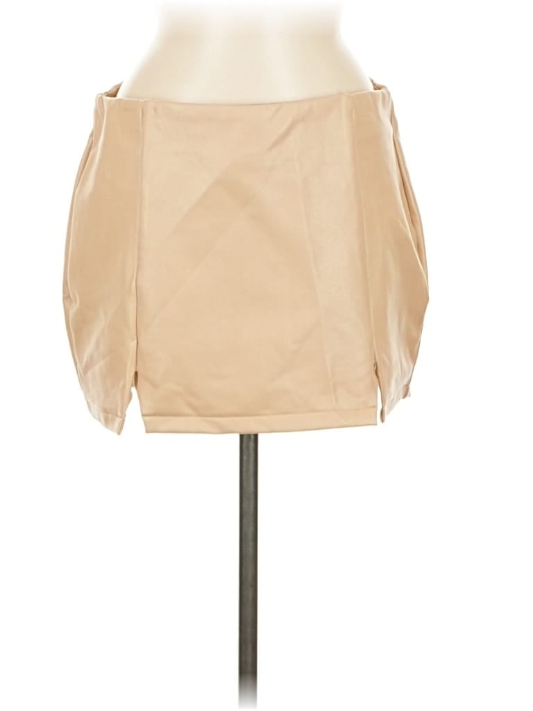 Pre-owned Afrm Casual Skirt In Brown