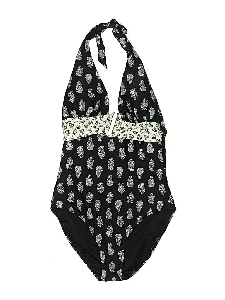 Pre-owned Next One Piece Swimsuit In Black