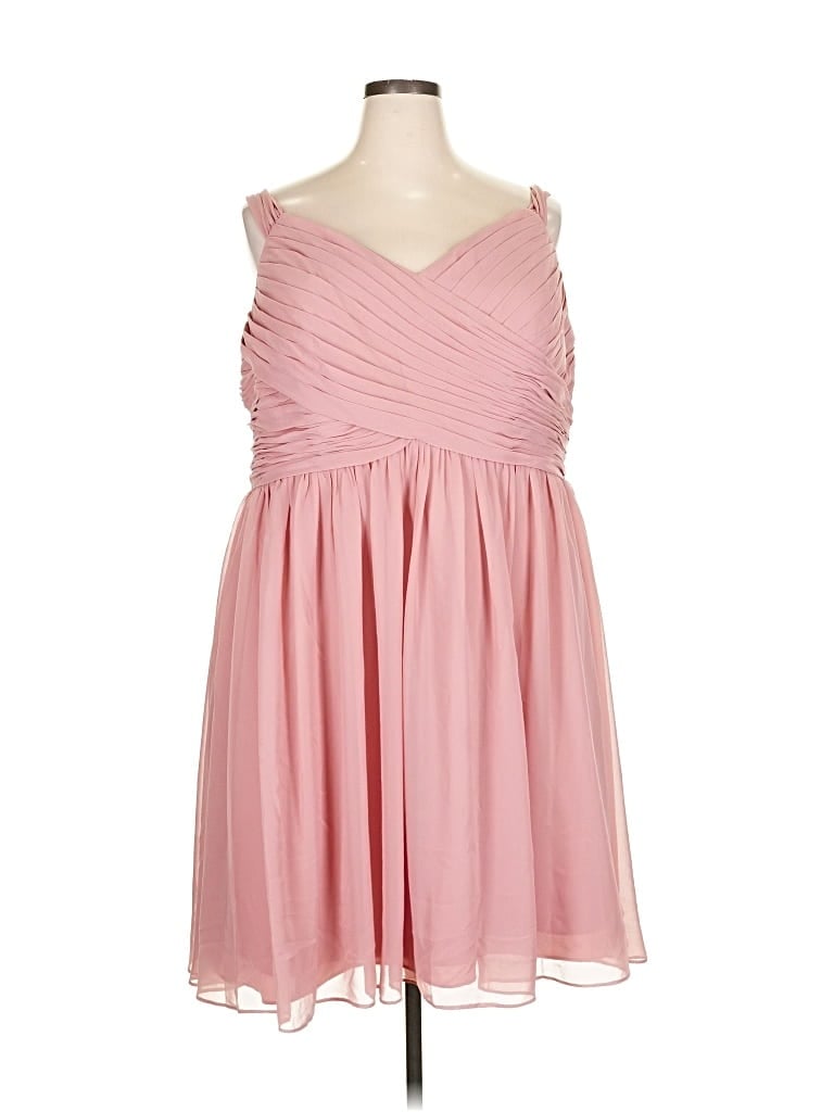 Pre-owned Azazie Cocktail Dress In Pink