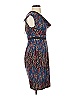 BCBGMAXAZRIA Paisley Blue Casual Dress Size S - photo 4