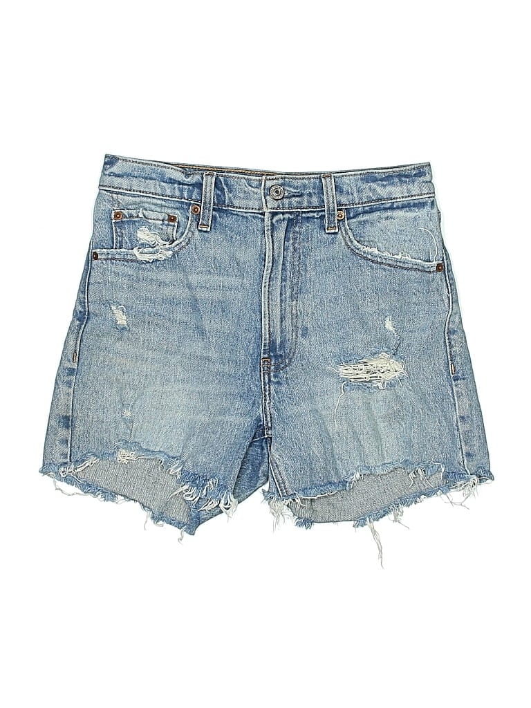 ABERCROMBIE & FITCH Pre-owned Denim Shorts In Blue