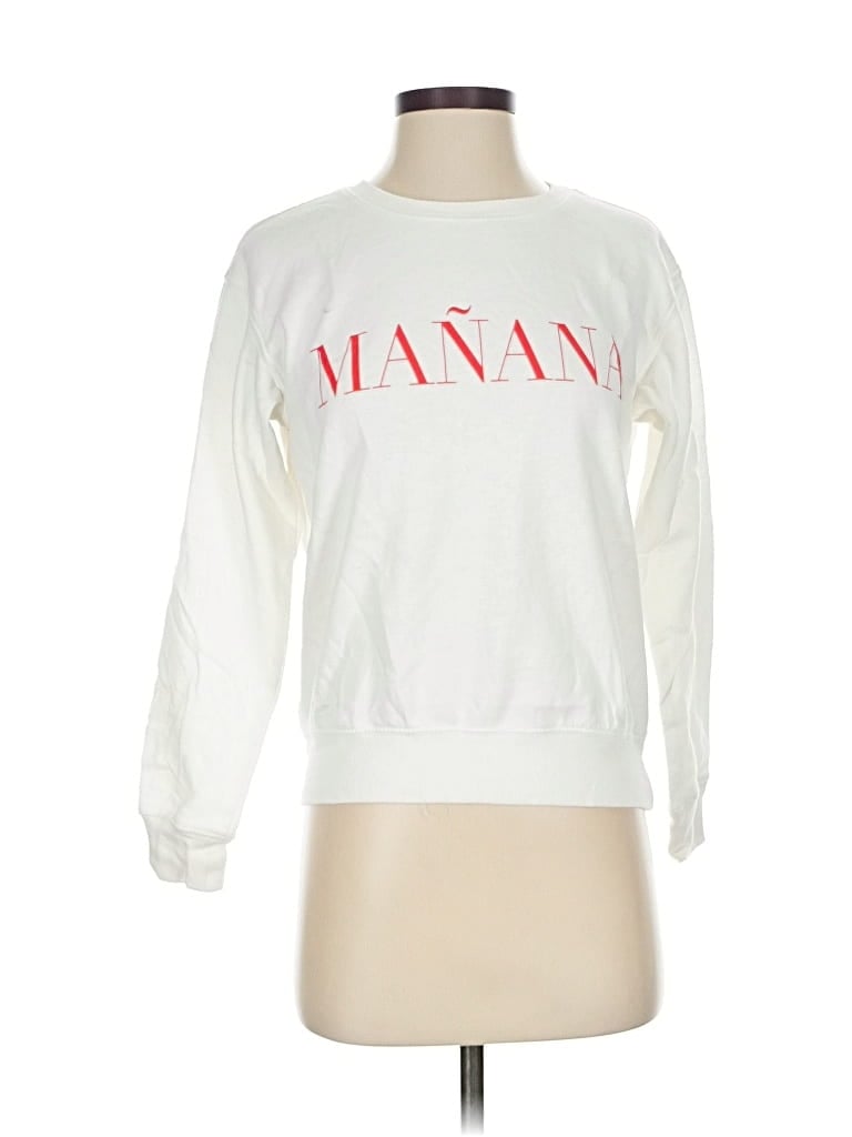 Pre-owned H&m L.o.g.g. Sweatshirt In White