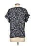 Max Studio Blue Short Sleeve Top Size XS - photo 2