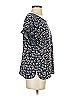 Max Studio Blue Short Sleeve Top Size XS - photo 4