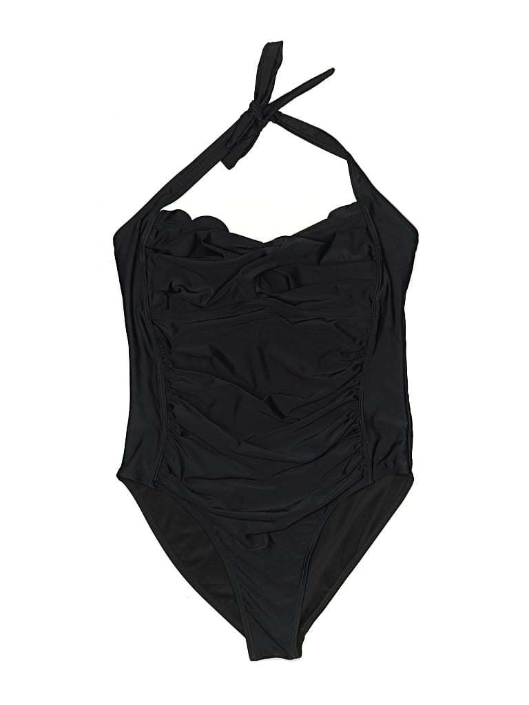 Pre-owned Unbranded One Piece Swimsuit In Black