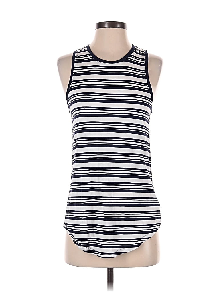 GAP Pre-owned Tank Top Blue Halter Neckline Tops
