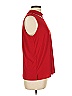 89th & Madison Red Sleeveless Blouse Size L - photo 4