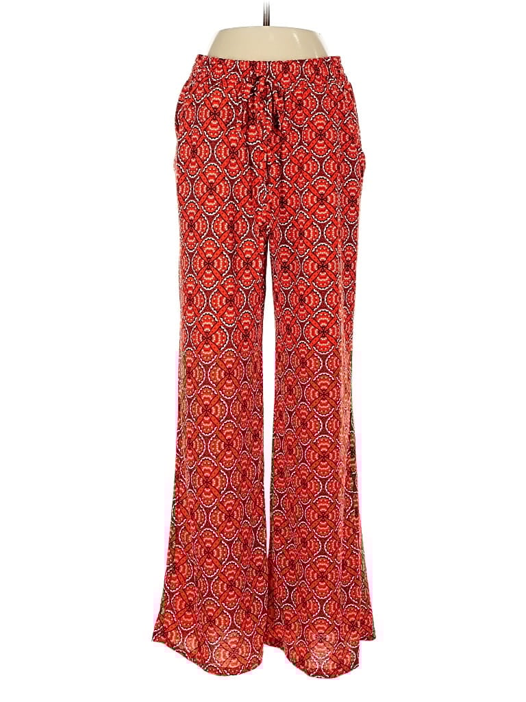 Pre-owned Amana Casual Pants In Red