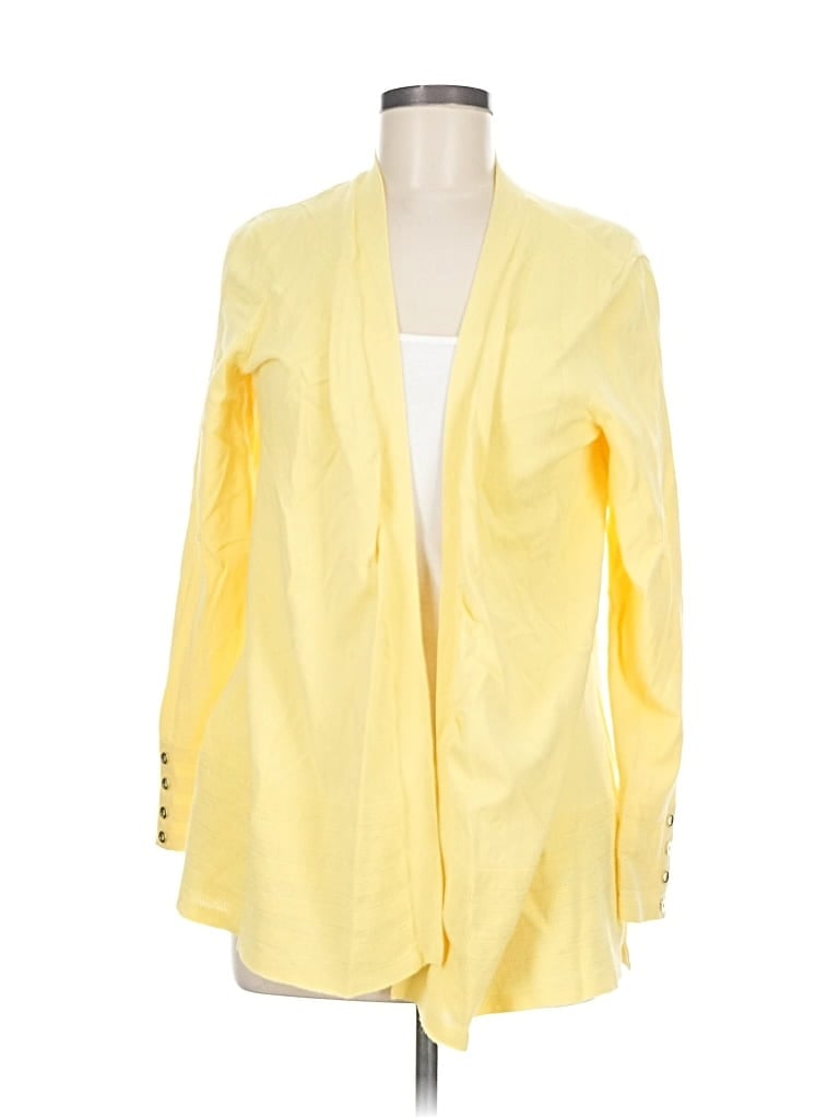 Pre-owned Charter Club Cardigan Sweater In Yellow