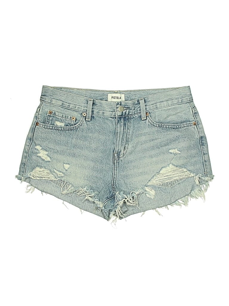 Pre-owned Pistola Denim Shorts In Blue