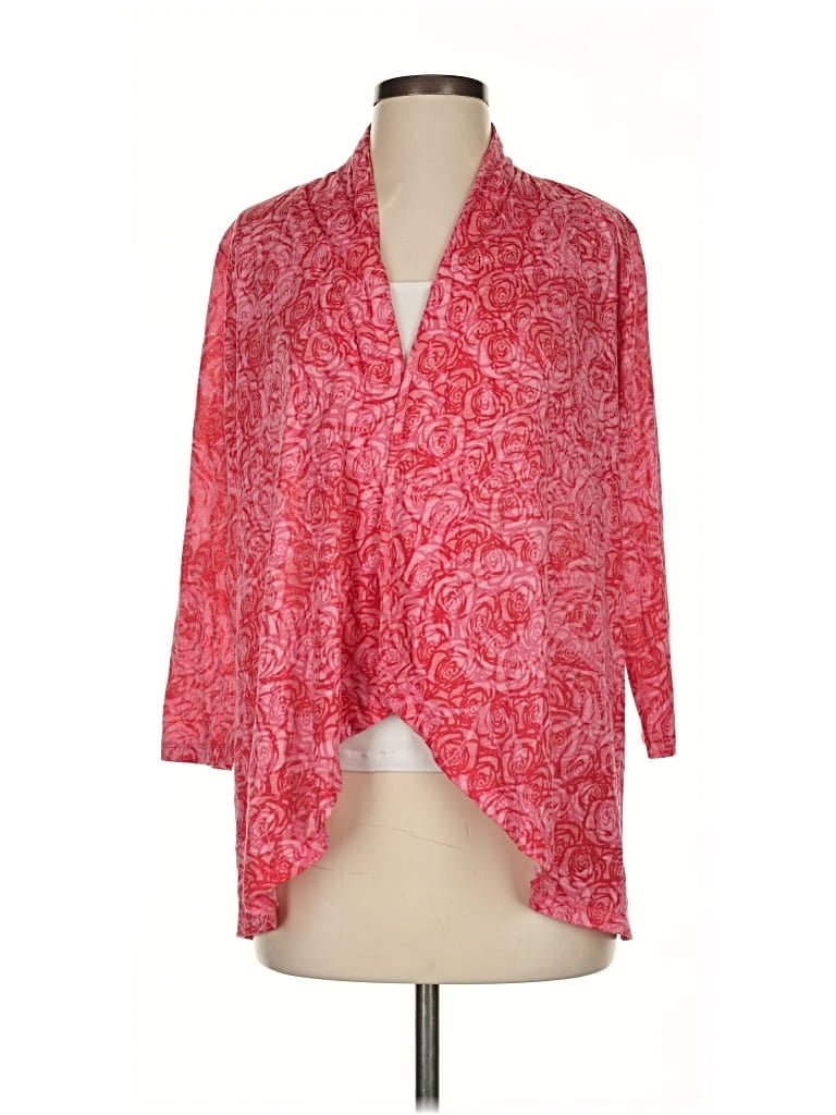 Pre-owned Sag Harbor Kimono In Red