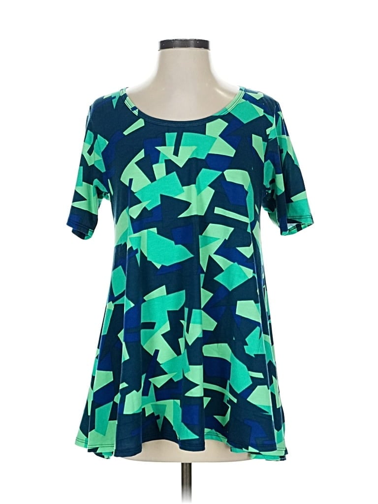 Pre-owned Lularoe Casual Dress In Green
