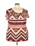 Grayson Red Short Sleeve Top Size Med (3) - photo 1