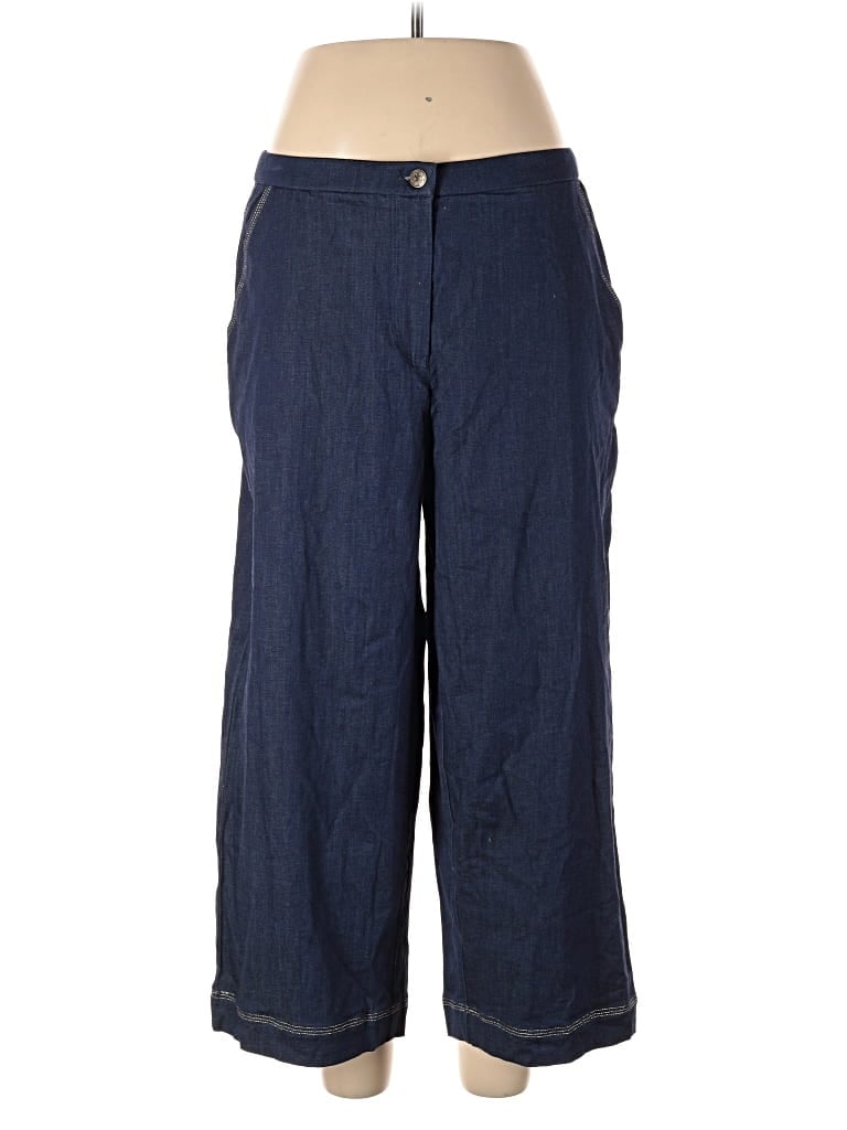 Pre-owned Susan Graver Casual Pants In Blue