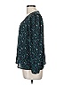 Allison Joy 100% Polyester Teal Long Sleeve Blouse Size M - photo 5