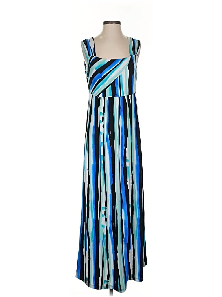 Pre-owned Bob Mackie Casual Dress In Blue