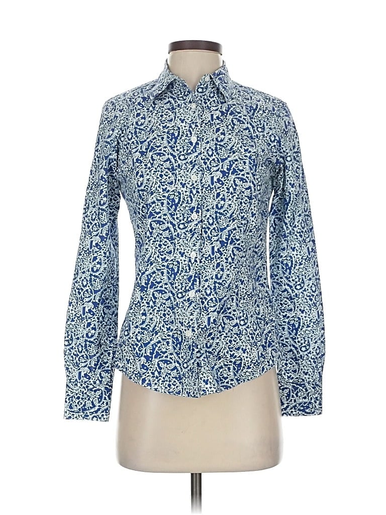 Pre-owned Brooks Brothers Long Sleeve Button Down Shirt In Blue