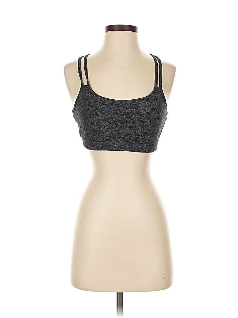 Pre-owned Unbranded Sports Bra In Black