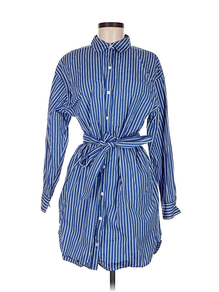 Pre-owned Theory Casual Dress In Blue