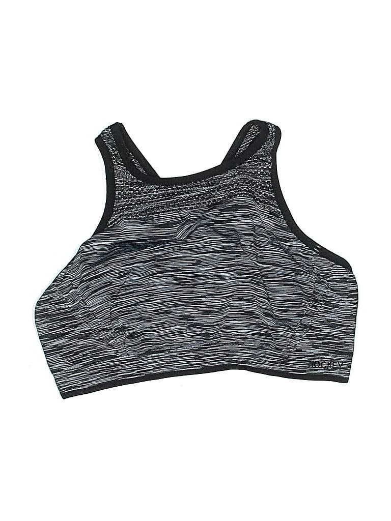 Click to view more detailed imagery on our partner's website Pre-owned Jockey Swimsuit Top Gray Swimwear