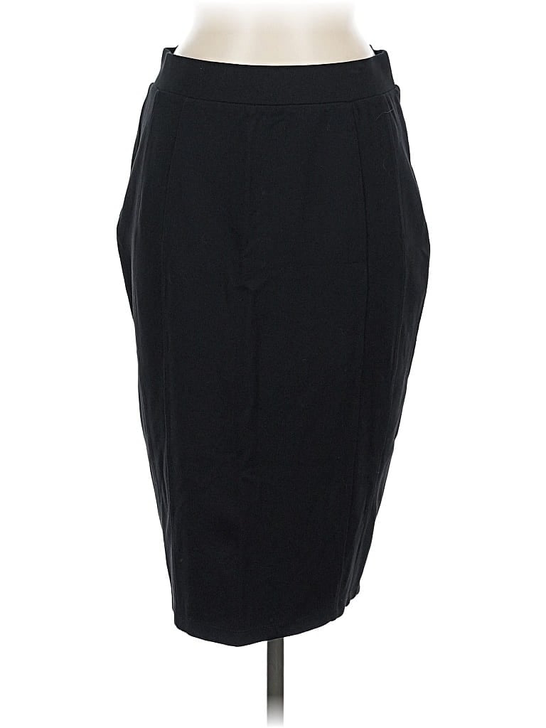 Pre-owned H By Halston Formal Skirt In Black
