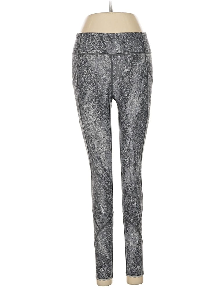 Pre-owned Lululemon Athletica Active Pants In Silver