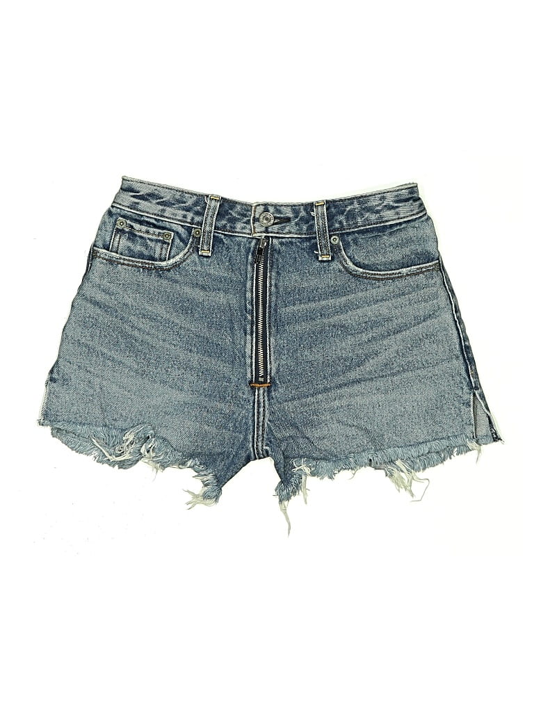 Pre-owned Abercrombie & Fitch Denim Shorts In Blue