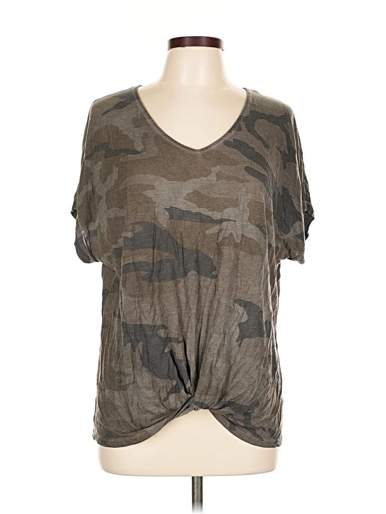 Pre-owned Dantelle Short Sleeve T-shirt In Gray