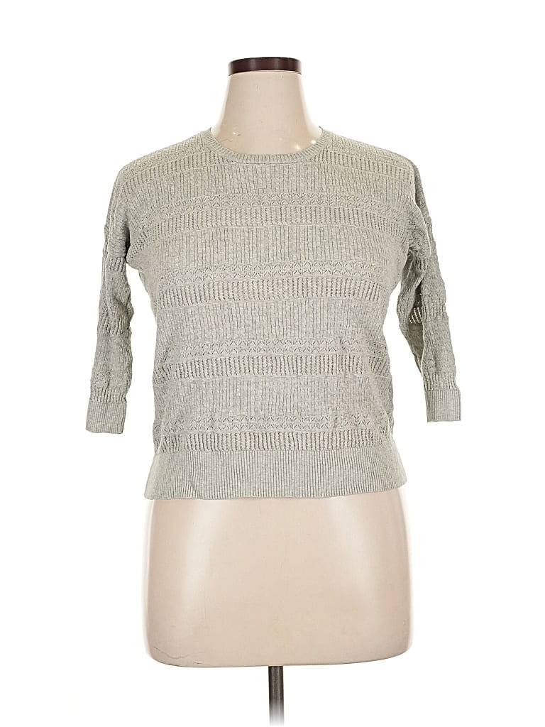 Pre-owned The Limited Pullover Sweater In Gray