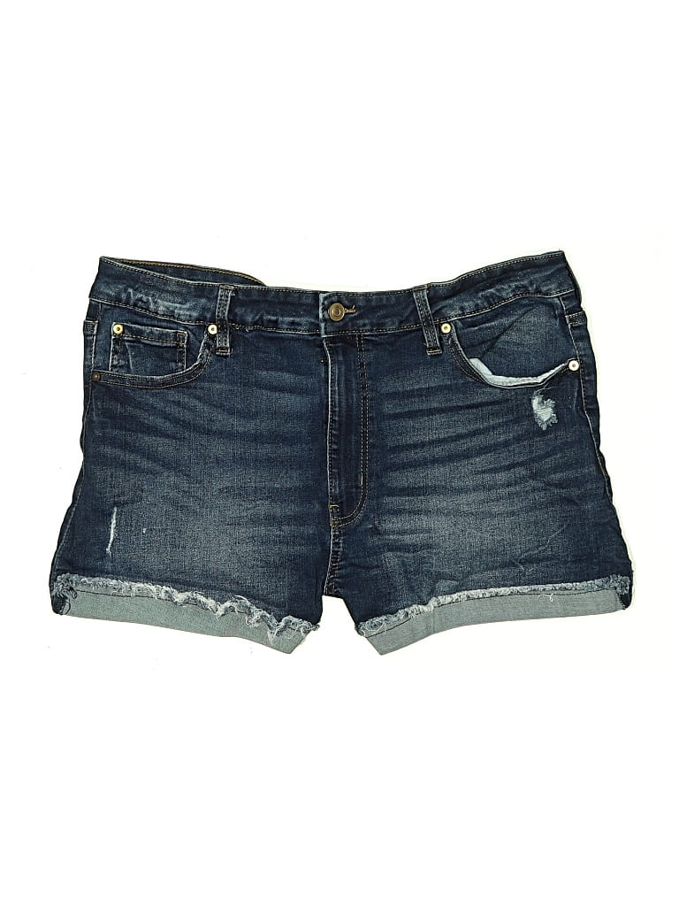 Pre-owned Celebrity Pink Denim Shorts In Blue