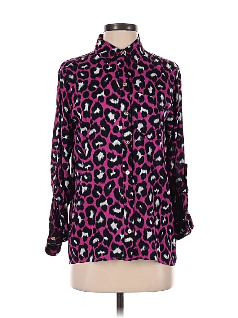 MICHAEL MICHAEL KORS Pre-owned Long Sleeve Blouse In Purple