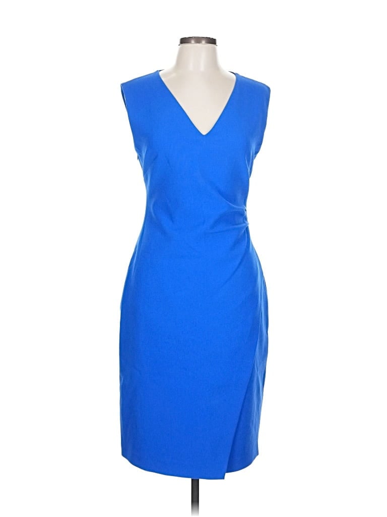 Pre-owned Diane Von Furstenberg Cocktail Dress In Blue