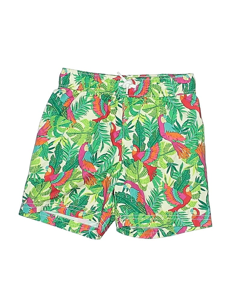 Pre-owned Old Navy Kids' Board Shorts In Green