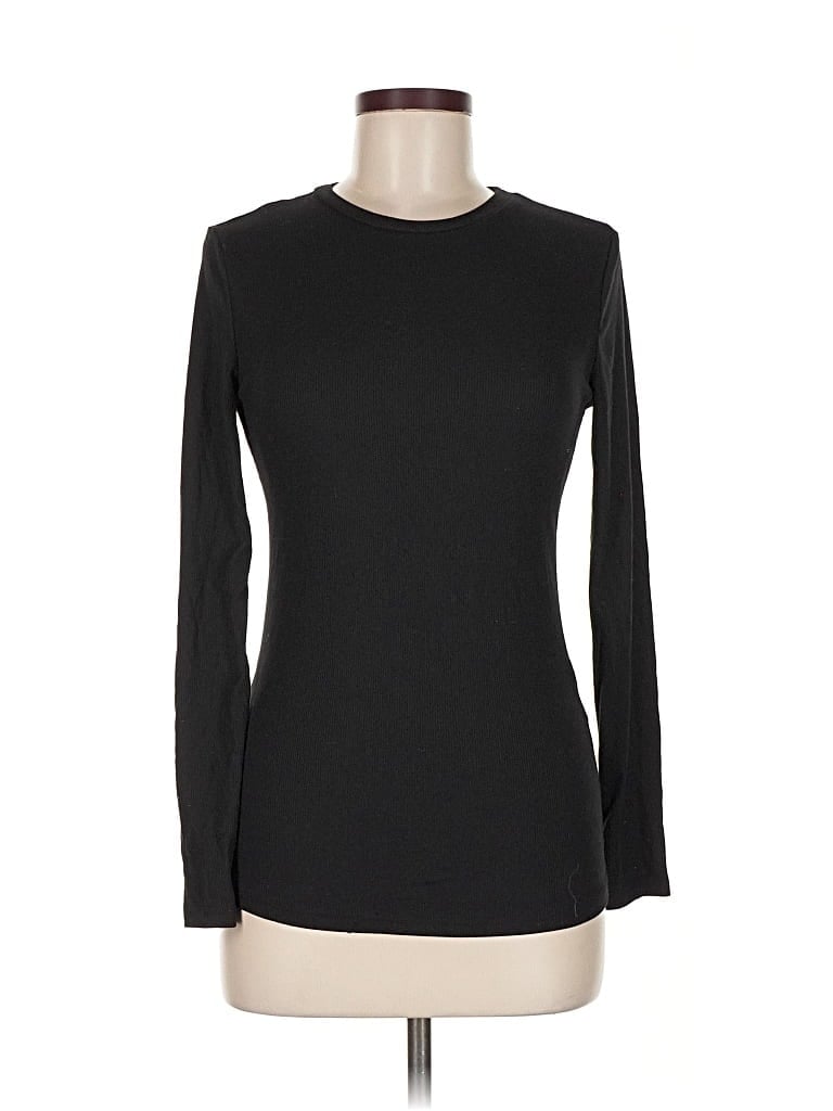 Pre-owned Ekouaer Long Sleeve T-shirt In Black