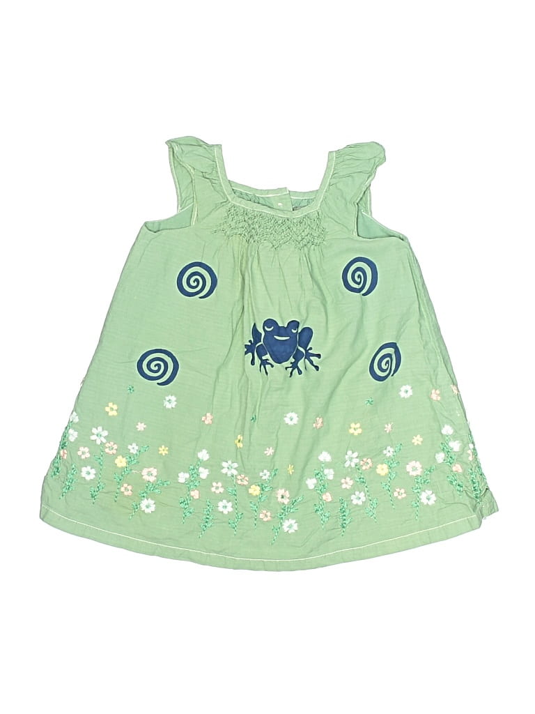 Pre-owned Baby Gap Kids' Dress In Green