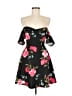Unbranded 100% Polyester Floral Black Cocktail Dress One size - photo 1