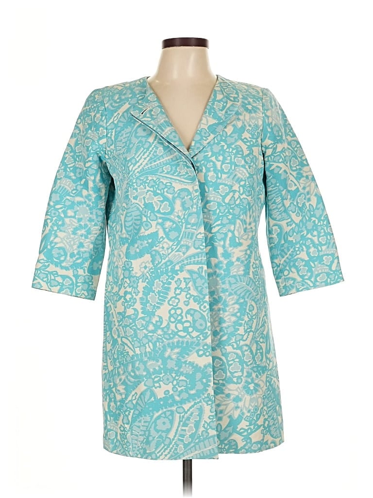 Pre-owned Talbots Coat In Blue