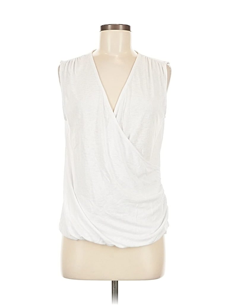 Pre-owned Athleta Sleeveless Blouse In Silver