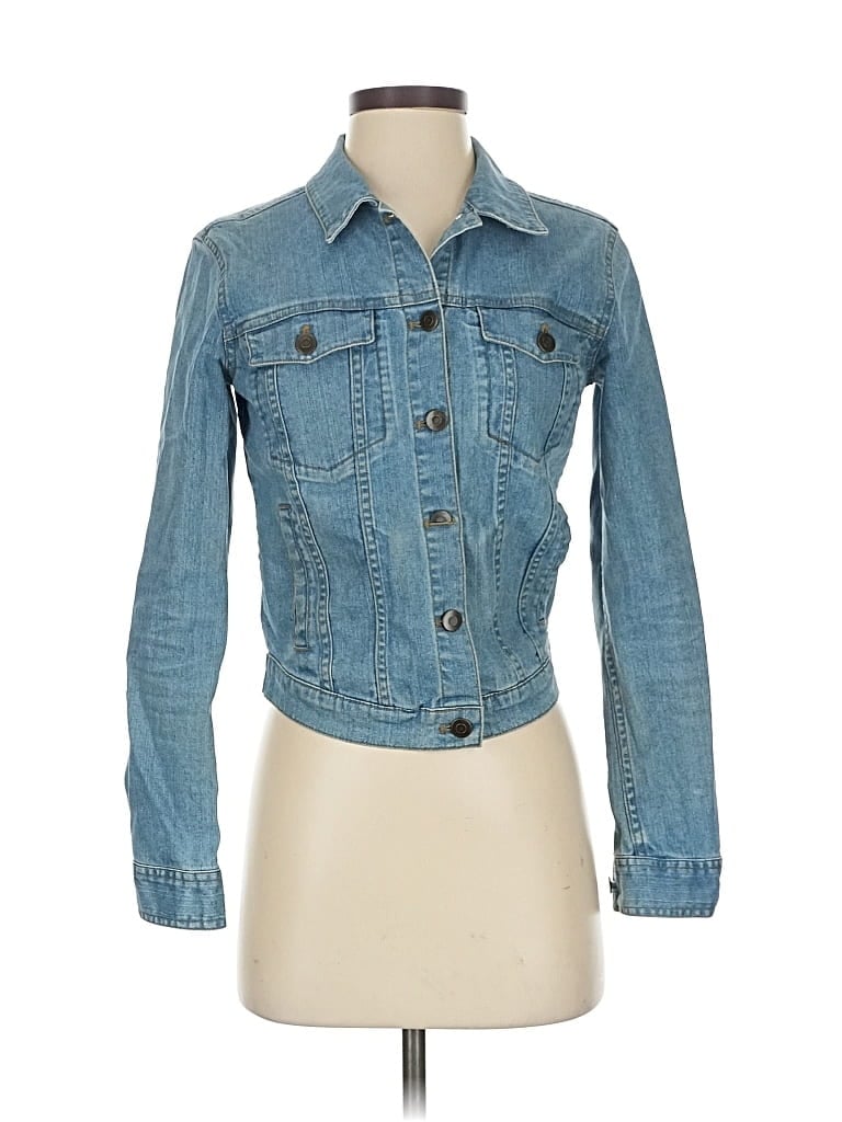 Pre-owned Garnet Hill Denim Jacket In Blue