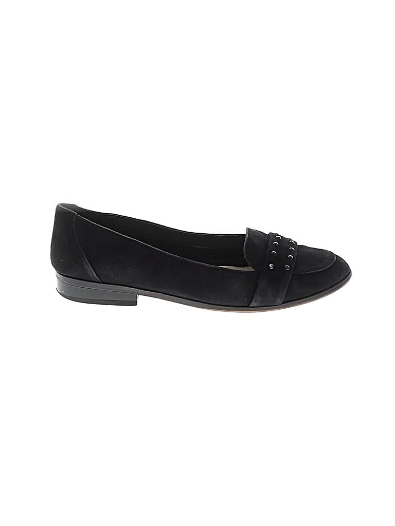 Pre-owned Anne Klein Flats In Black