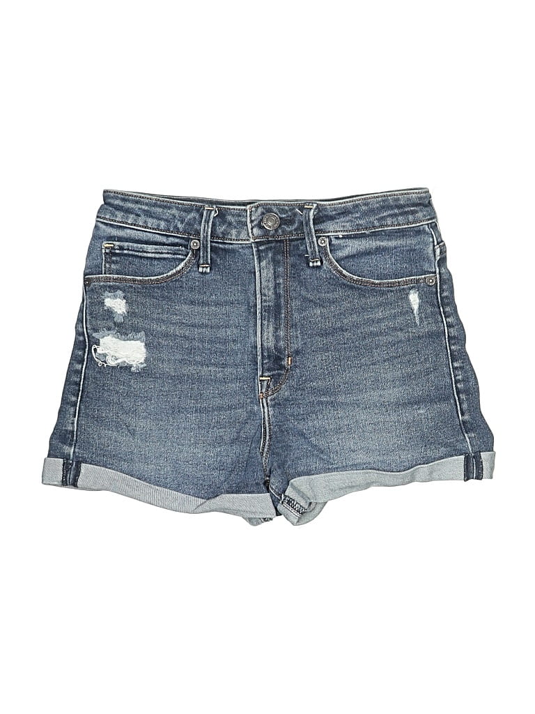 Pre-owned Abercrombie & Fitch Denim Shorts In Blue
