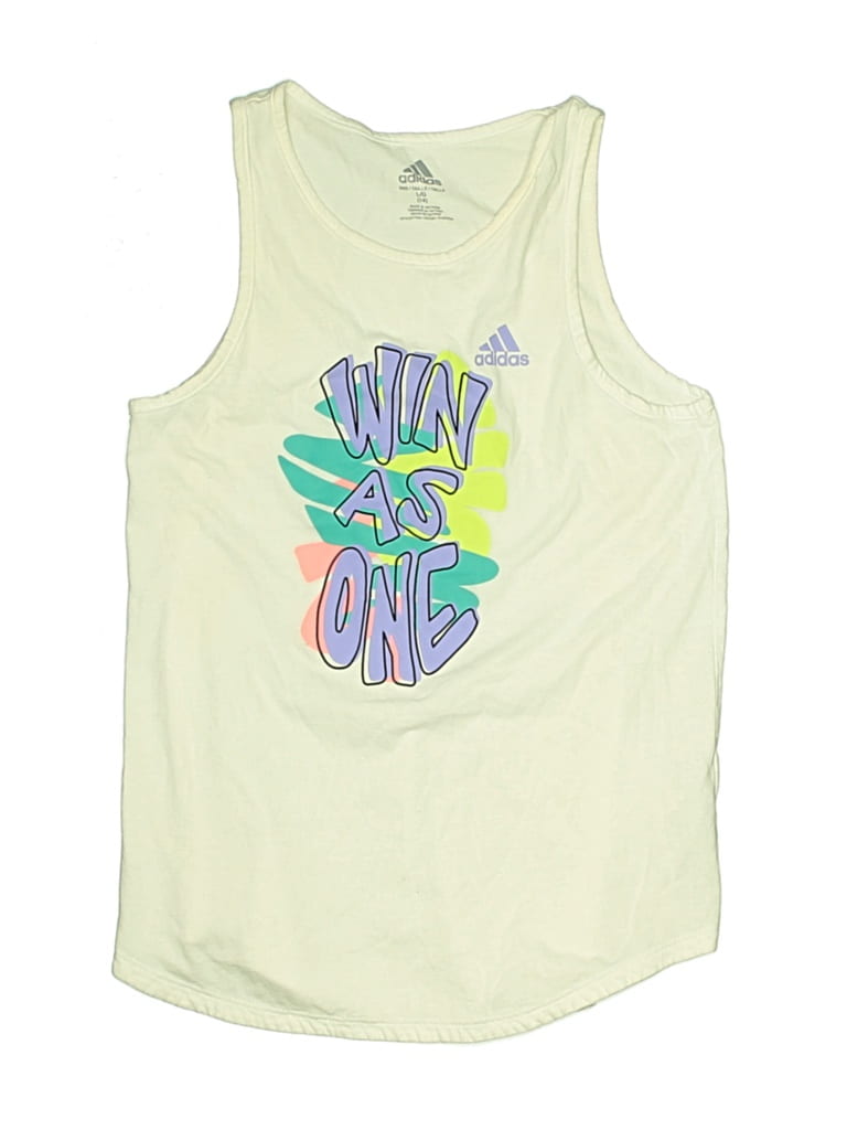 Click to view more detailed imagery on our partner's website Pre-owned Adidas Originals Kids' Sleeveless T-shirt In Yellow