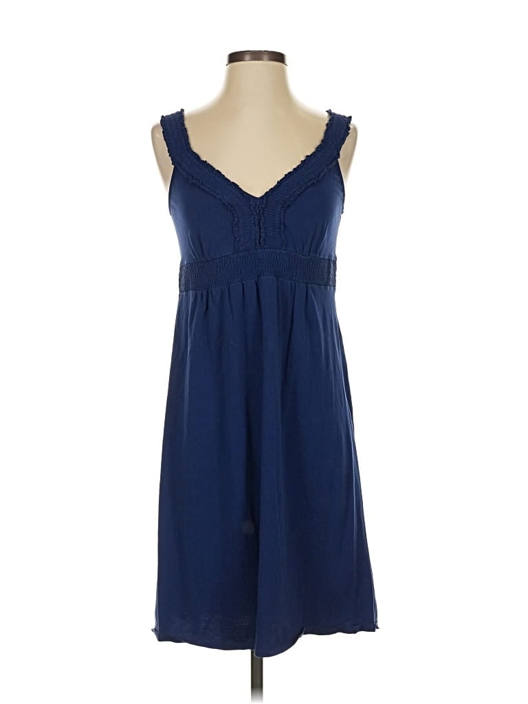 Pre-owned Ann Taylor Loft Outlet Casual Dress In Blue
